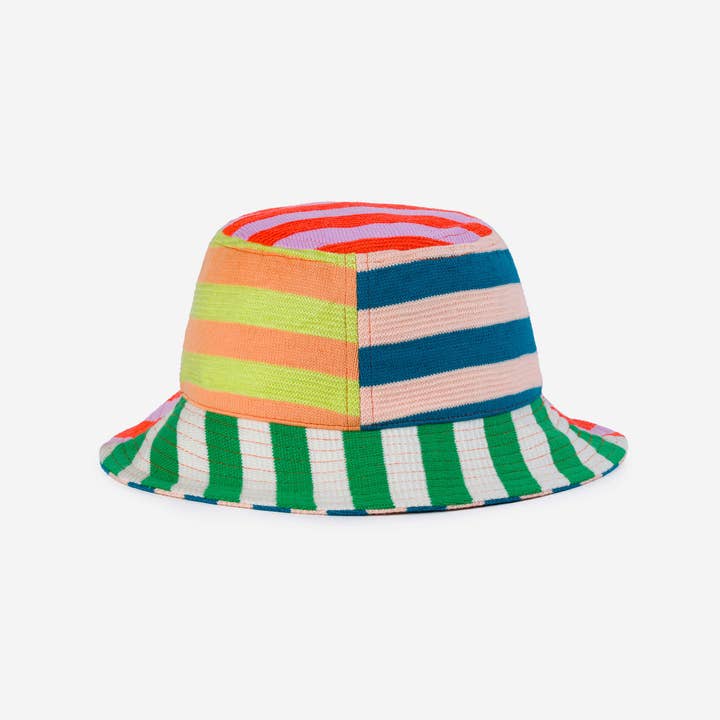 VERLOOP | knits - Wholesale Bucket Hat - Women's - Super Stripe Bucket Hat