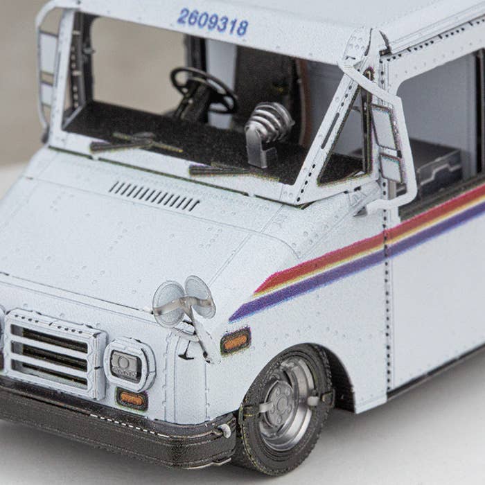 Metal Earth - Wholesale Decorative Tabletop Object - USPS LLV Mail Truck2