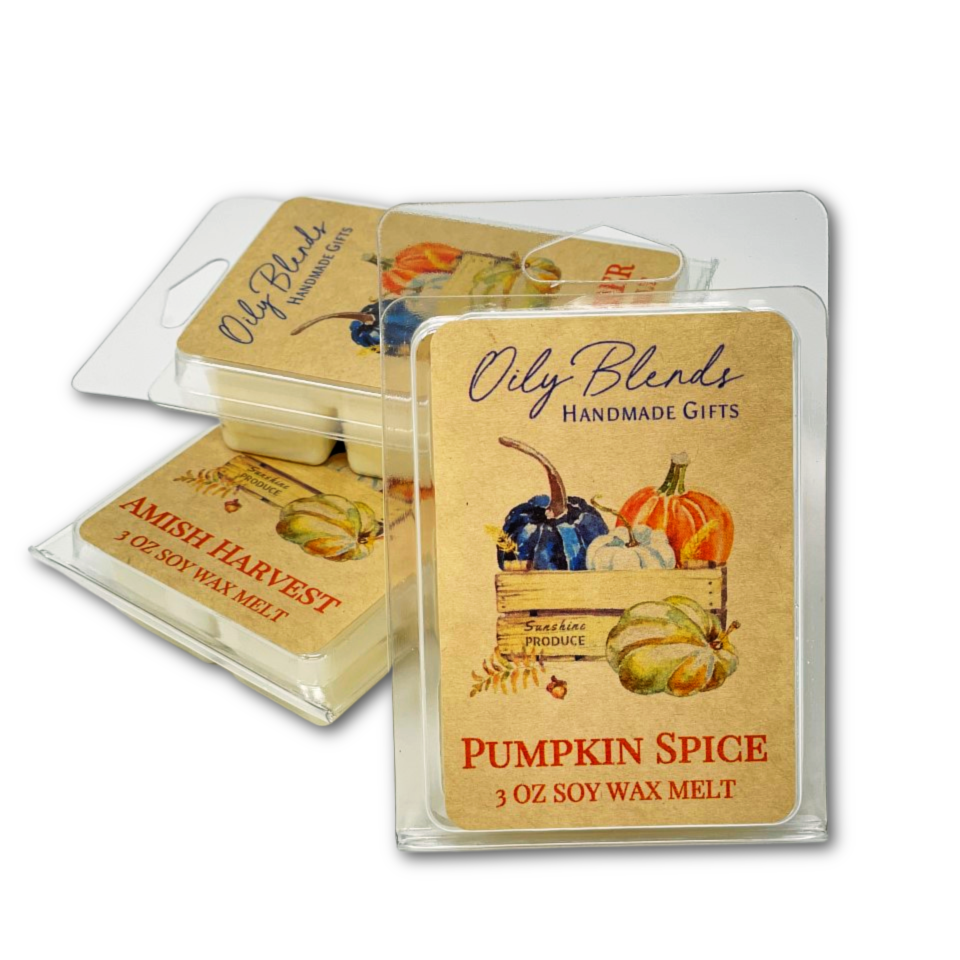 Oily Blends - Wholesale Wax Melt - Fall Scented Soy Wax Melts - 3 oz3