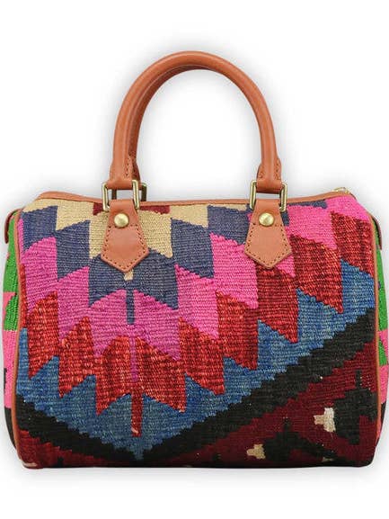 Kilim Baby Duffle Handbag for wholesale by Artemis Design Co.