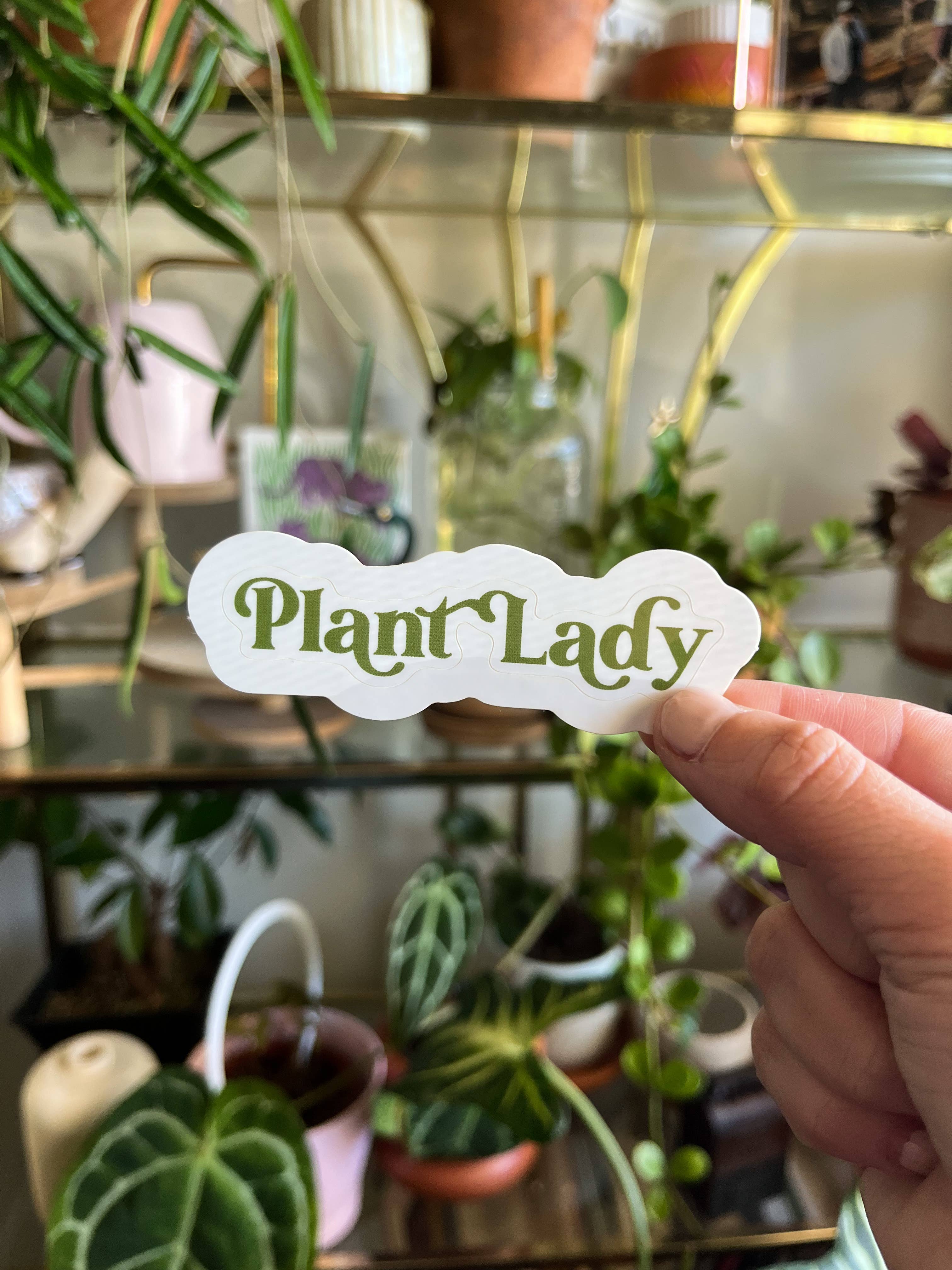 Tiny Plant Market – wholesale Sticker – Plant Lady Sticker1