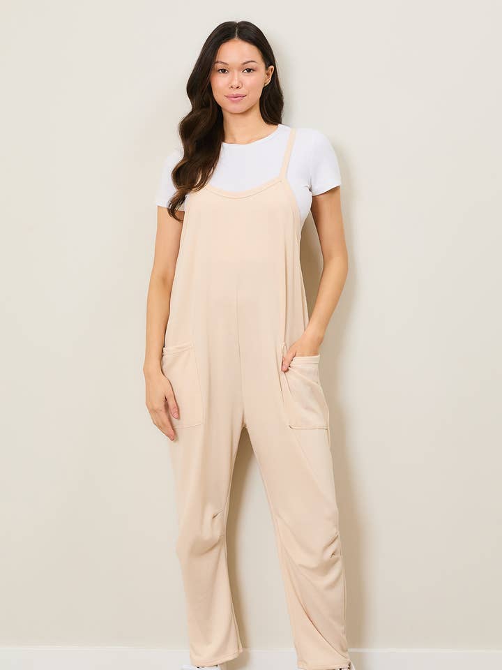 LT PEACH Everyday Sleeveless Jumpsuit FWMJ3032 for wholesale on Faire0