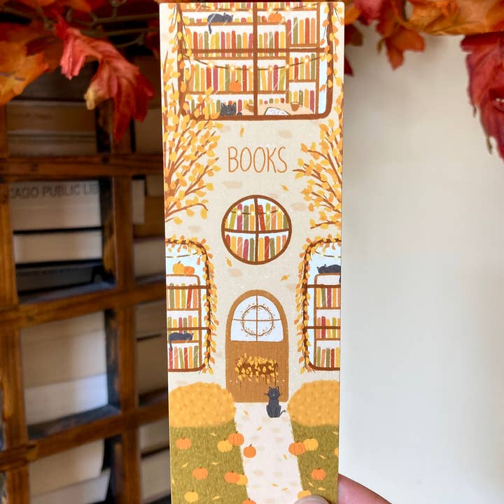 Fall Bookstore Bookmark with Cats and other Purchase Wholesale fall bookmarks. Free Returns & Net 60 Terms on Faire trending on Faire.