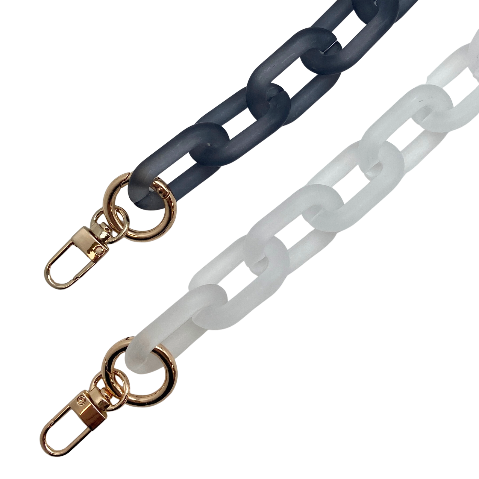 Cthru Purses - Wholesale Bag Strap - Women's - Marble & Frosted Acrylic Chains 2 Sizes - Assorted Colors4