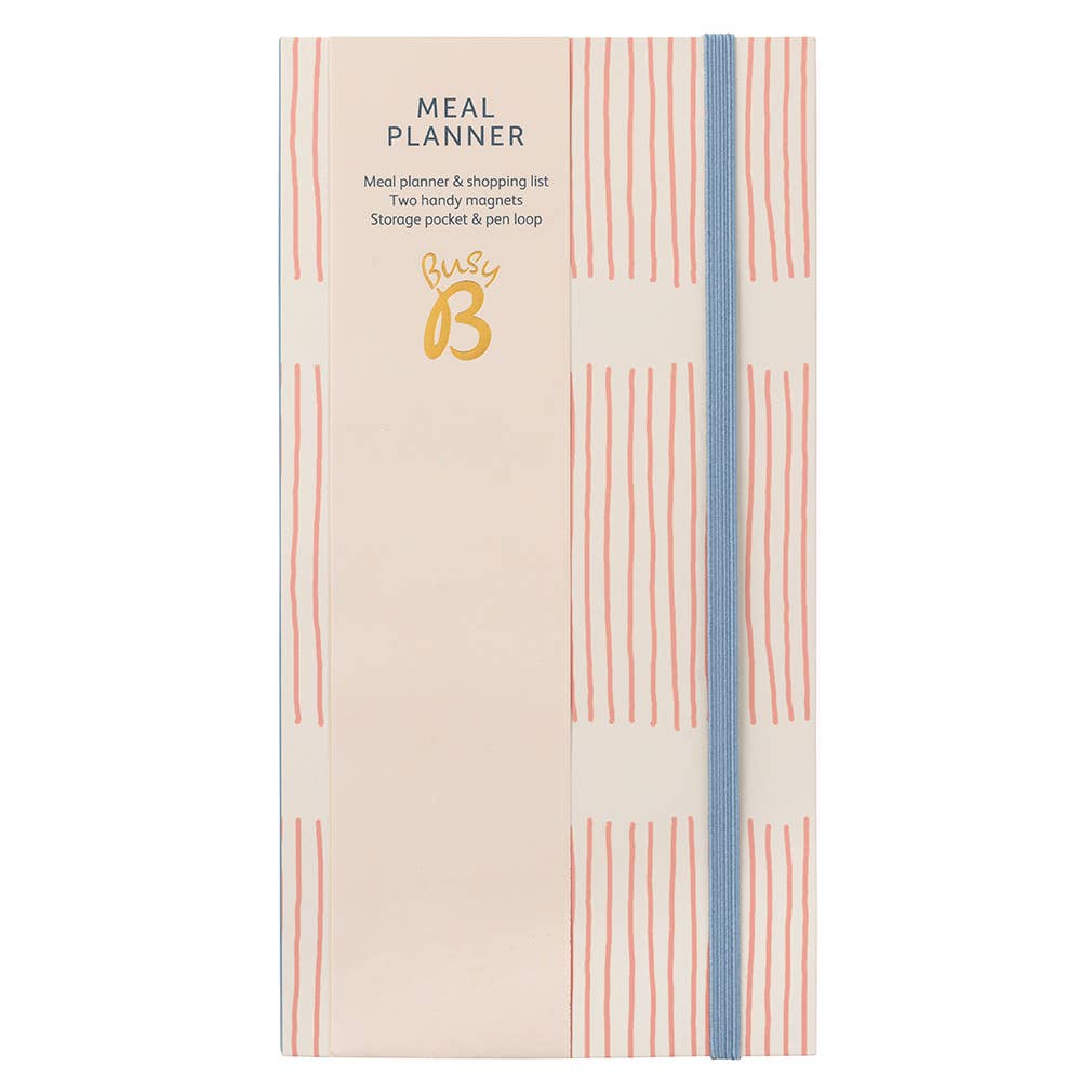 Busy B – wholesale Planner – Meal Planner & Tear Off Shopping List Organiser - Stripe5