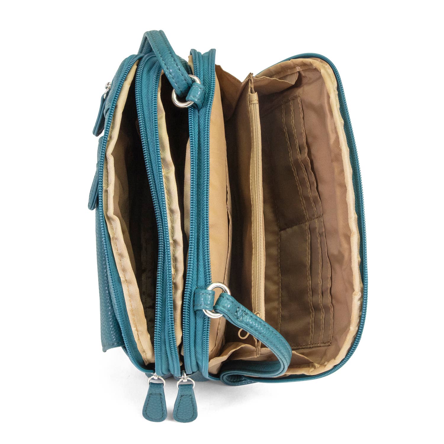 Multisac Handbags - Wholesale Crossbody Bag - Women's - Multisac Zippy Triple Compartment Crossbody42