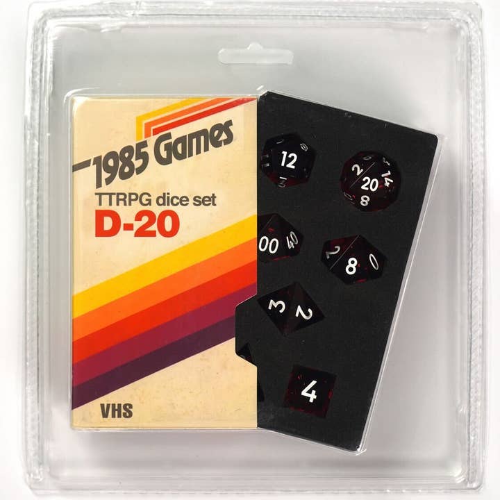1985 Games - Wholesale Dice - VHS Dice - Ruby Red