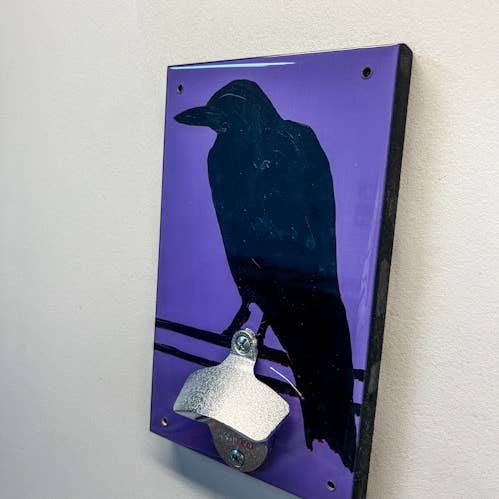 SWEET ART ATTACK - Wholesale Bottle/Wine Opener - Crow Bottle Opener2