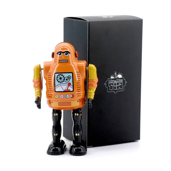 William Valentine Collection - Venta al por mayor Juguete de cuerda - Niños - Sr. y Sra. Tin - Bot mecánico
