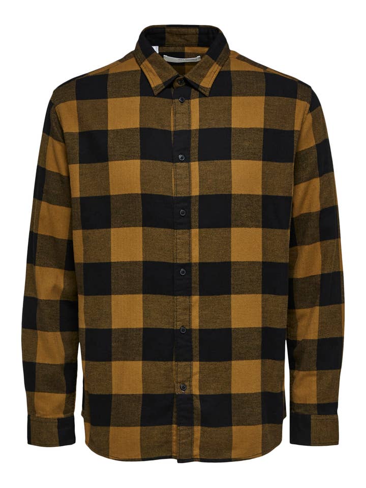 Selected Homme - Wholesale Shirt - Men's - SLHREGBOX SHIRT LS CHECK M