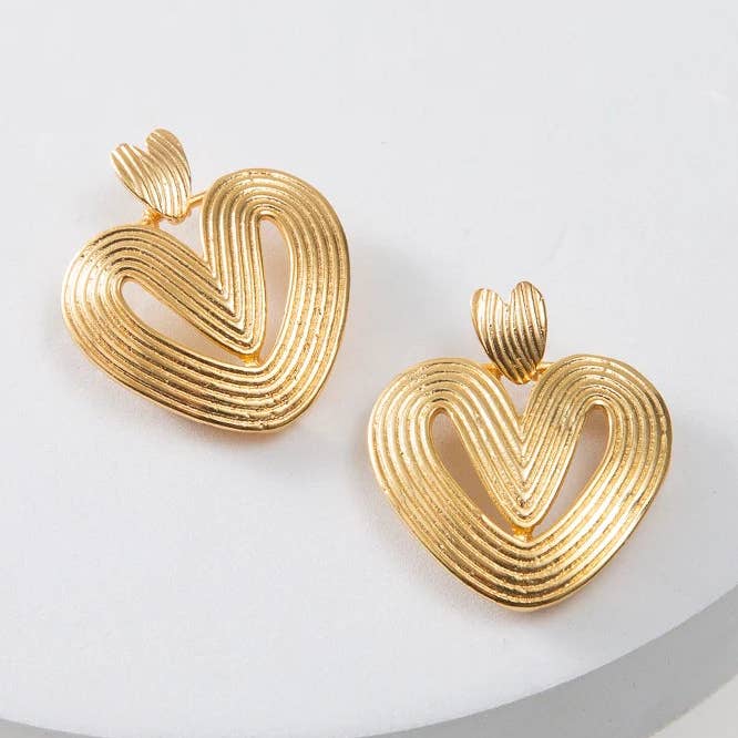 Noonday Collection - Wholesale Dangle Earrings - Golden Palmier0