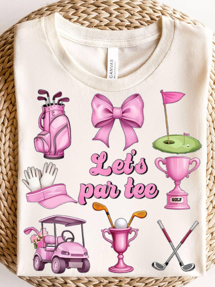 Let's Par Tee Shirt, Coquette Golf Tee, Girls Golf Sweater and other Purchase Wholesale par tee. Free Returns & Net 60 Terms on Faire trending on Faire.