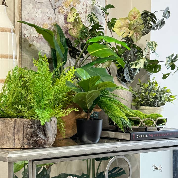 Angel Isabella – Großhandel Kunstpflanzen – Realistisch & Ultra-Weich-Touch-21 Blätter-Künstlicher Farnbusch4