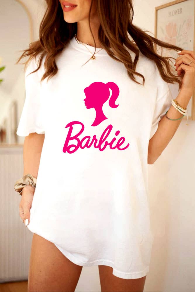 Top Avenue - Wholesale Screen Printed T-Shirt - Women's - Hot Barbi, Unisex Round Neck T-Shirt13