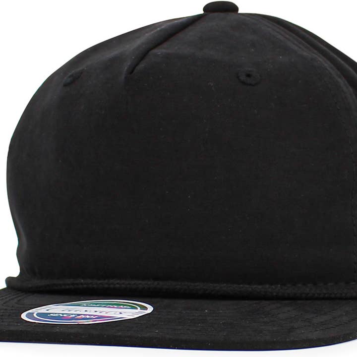 KBETHOS - Venta al por mayor Gorra snapback - Unisex - Gorra snapback de 5 paneles sin estructura con cuerda de algodón peinado y poliéster