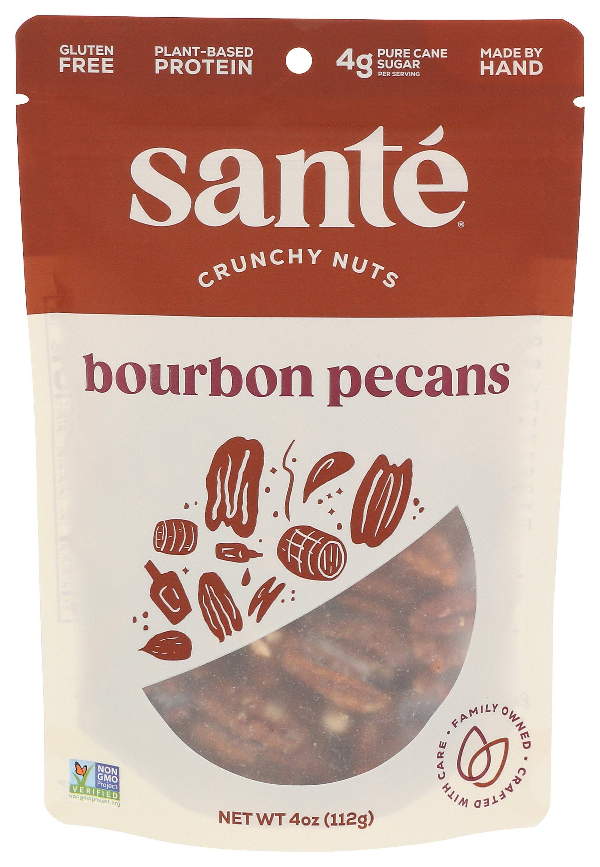 Everyday Supply Co - Wholesale Nuts - SANTE NUTS PECANS BOURBON - Case of 60
