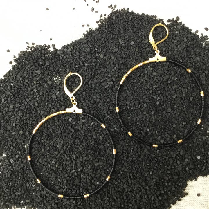 Ayana (Large) -Noir/Or mat pour la vente par Soul Rebel