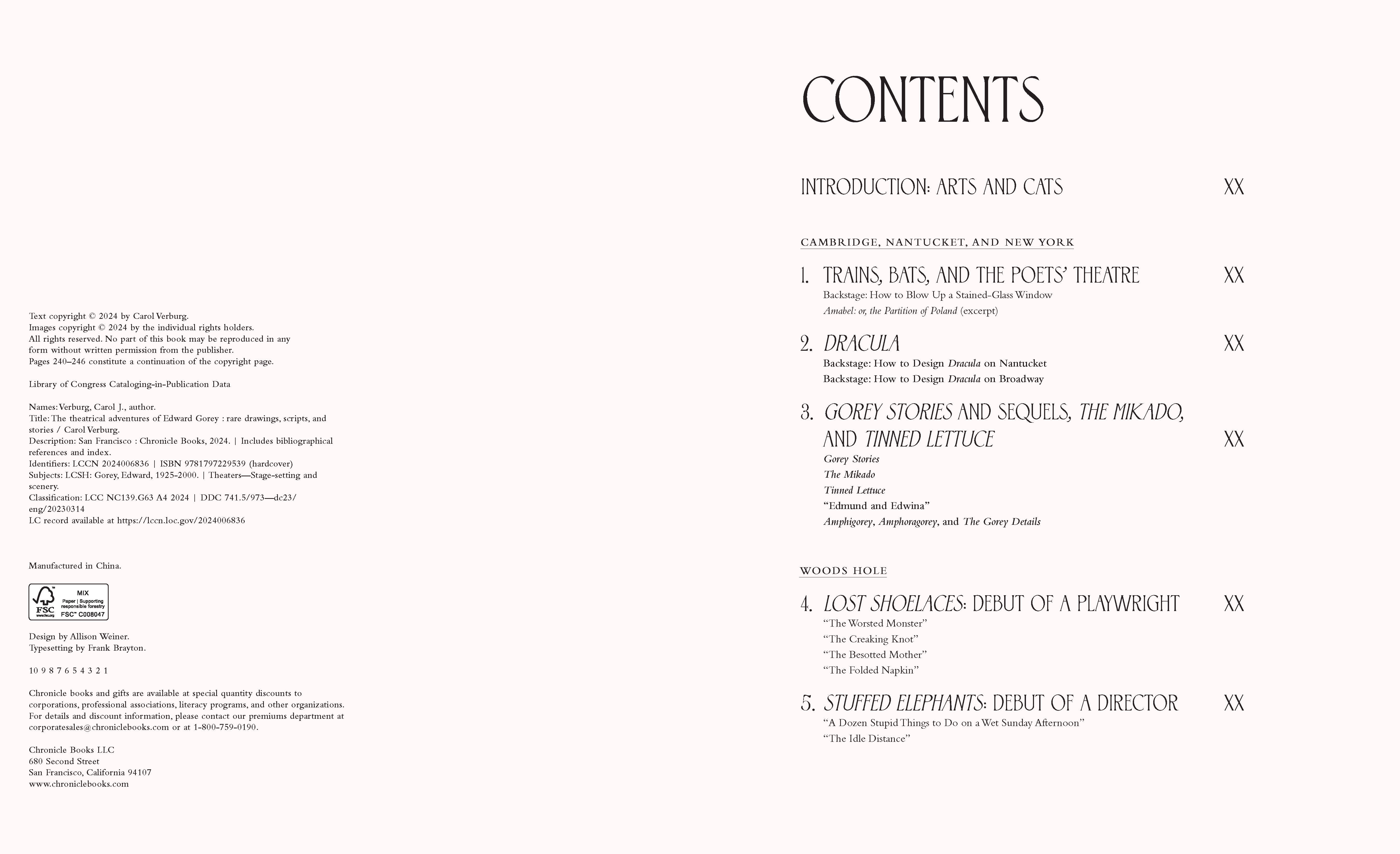 Chronicle Books - Wholesale Arts & Entertainment - Theatrical Adventures of Edward Gorey4