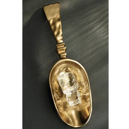 India Handicrafts Inc - Wholesale Ice Cream Scoop - Gold Ice Scoop