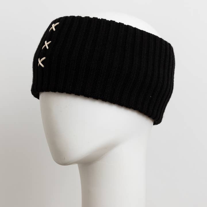 Leto Accessories - Wholesale Fashion Headband - Women's - Cross Stitch Embroidered Wrap Around Headband4