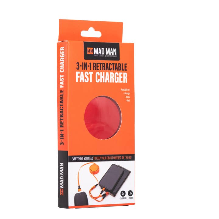 Mad Man - Wholesale Charging Cable - Retractable Fast Chargers