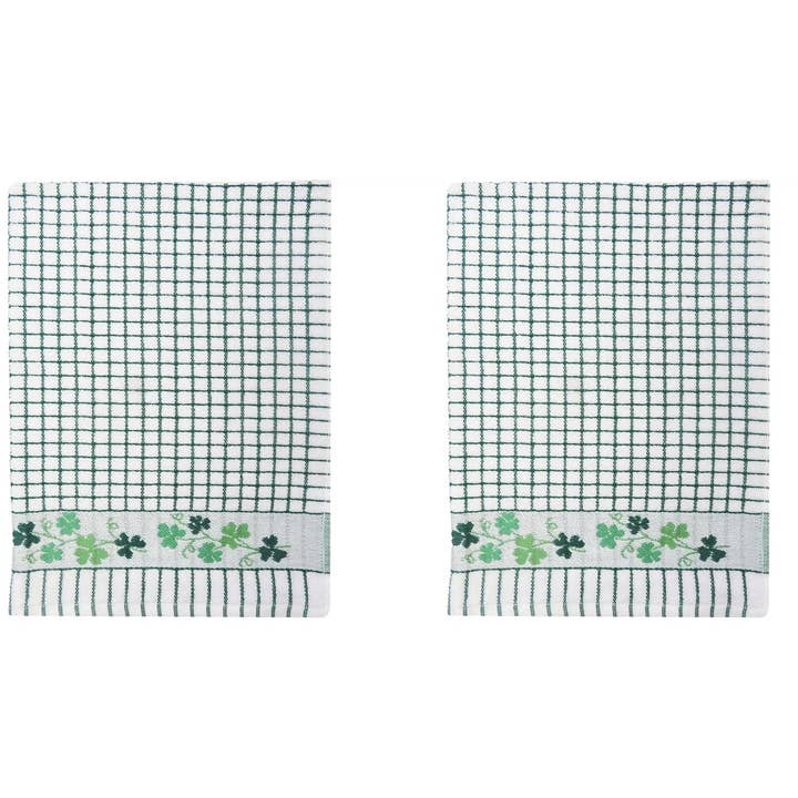 Samuel Lamont Poli-Dri Jacquard Kökshandduk Shamrock för wholesale av Dublin Gift Company