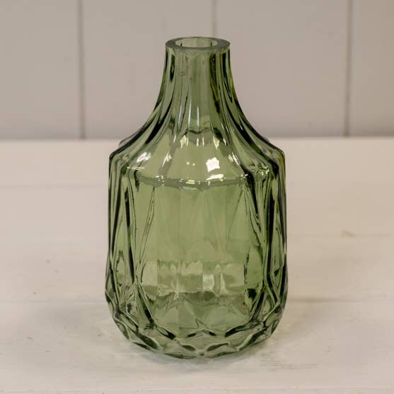 Vintage Green Glass Bottle for wholesale by Satchville