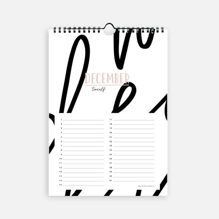 Studio Hoeked - Wholesale Calendar - Special days calendar - What do we celebrate today?2