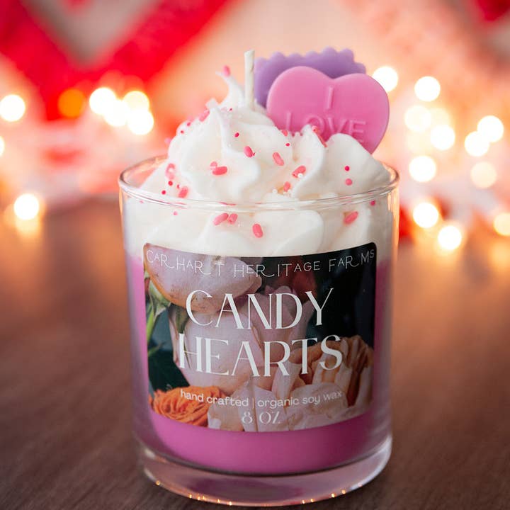 Carhart Heritage Farms - Wholesale Novelty Candle - Candy Hearts Candle4