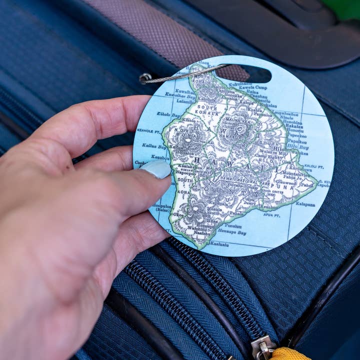 Daisy Mae Designs - Wholesale Luggage Tag - Custom Map Luggage Tag Airport Tag Cruise Tag Personalized1