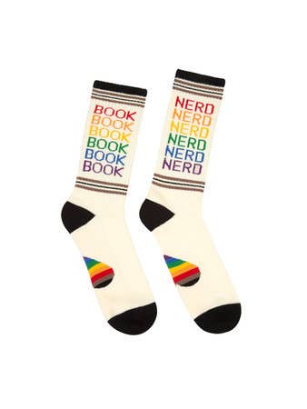 Penguin Random House LLC - Wholesale Socks - Unisex - Book Nerd Pride Gym Socks Lg