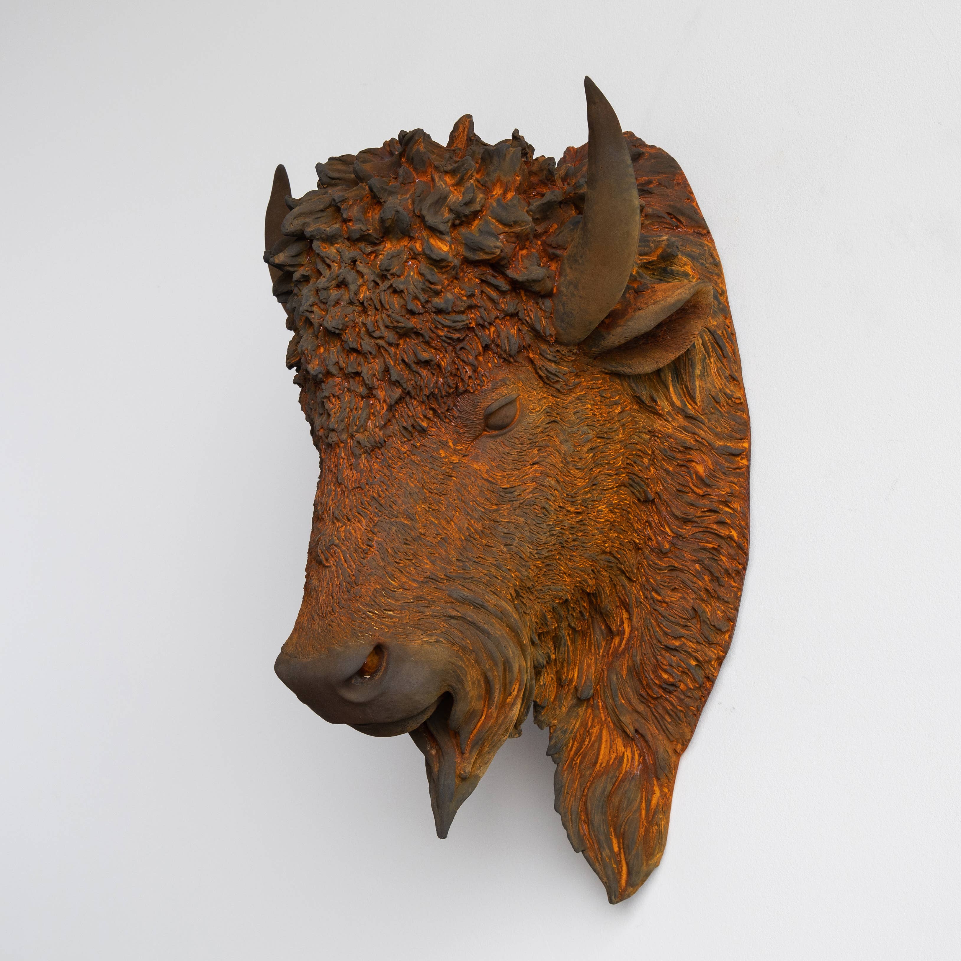 Near and Deer - Wholesale Wall Accent - Faux Bison Wall Mount17