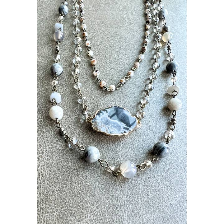 Dylan Designs - Wholesale Pendant/Charm Necklace - Florence Necklace Grey7