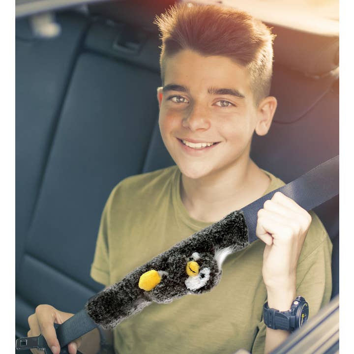 Cota Global - Wholesale Stuffed/plush toy – Kids & baby - Super Soft Plush Safety Belt Cover - Penguin3