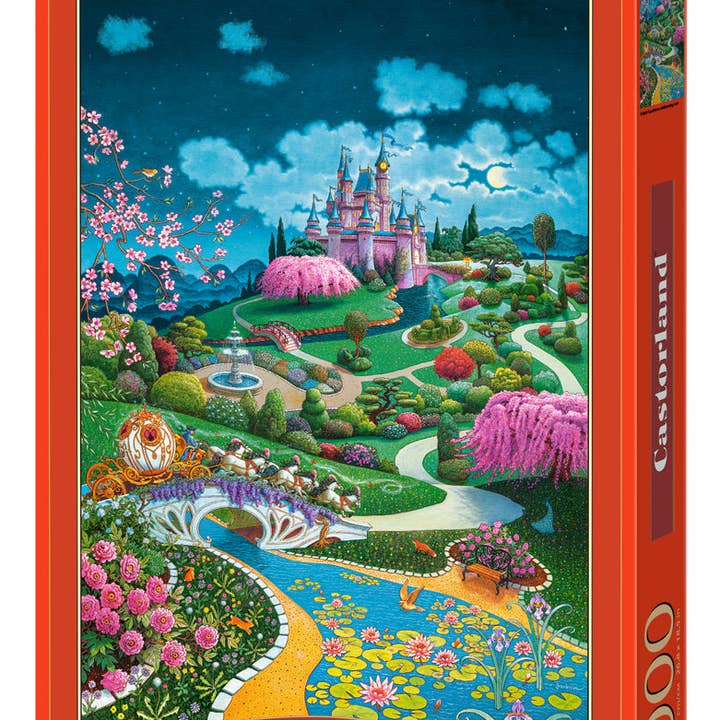 Legpuzzel van 1000 stukjes, Assepoester's Castle, sprookjesachtig landschap, puzzel voor volwassenen, Castorland C-105243-2 voor wholesale door CASTORLAND by Bridge Toys