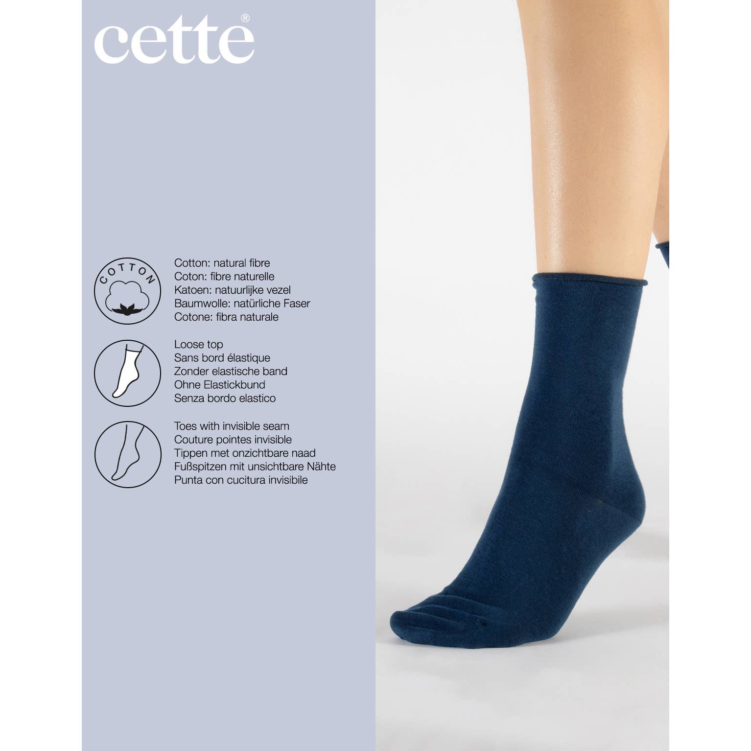 Cette - Wholesale Socks - Women's - Women Cotton Socks Without Elastic Band, Soft Cotton Socks11