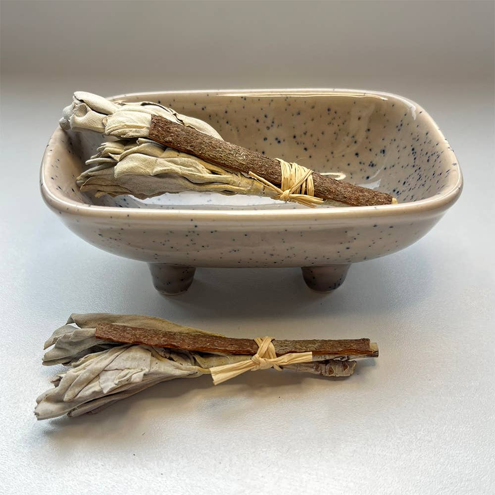 VIE – Großhandel Salbeibündel – Mini-Schmudge-Bündel, Weißer Salbei mit Zimt 4"4