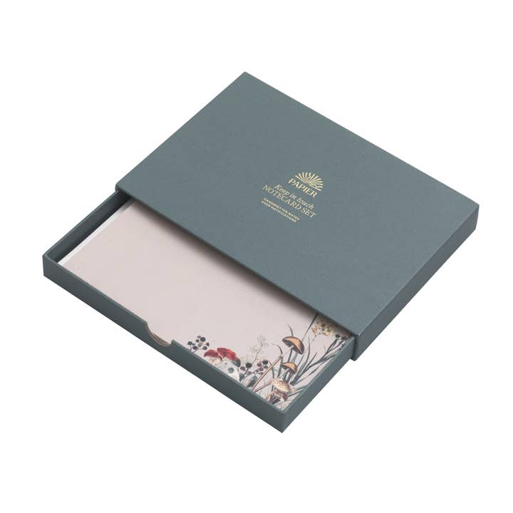 Papier - Wholesale Stationery/Notecard Set - Modern Notecard Gift Set of 12 - Keep in Touch