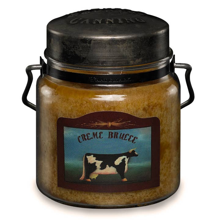 McCall's Candles - Wholesale Jar/Filled Candle - Classic Jar Candle-16oz-CREME BRULEE