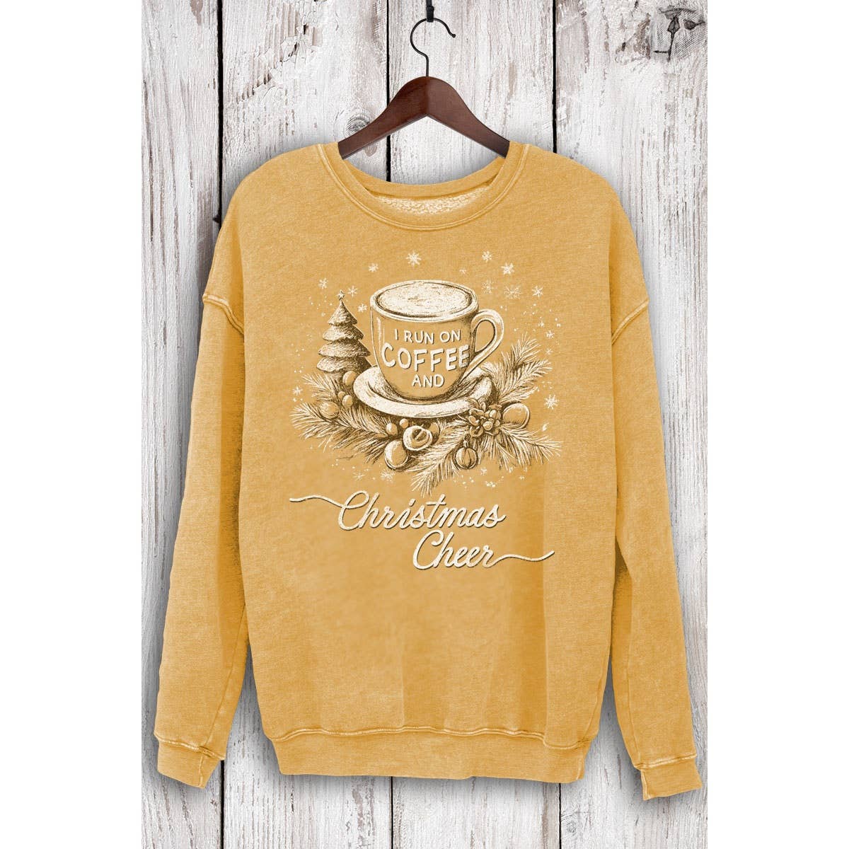 HRTandLUV - Wholesale Sweatshirt - Women's - I RUN ON COFFEE MINERAL SWEATSHIRTS2