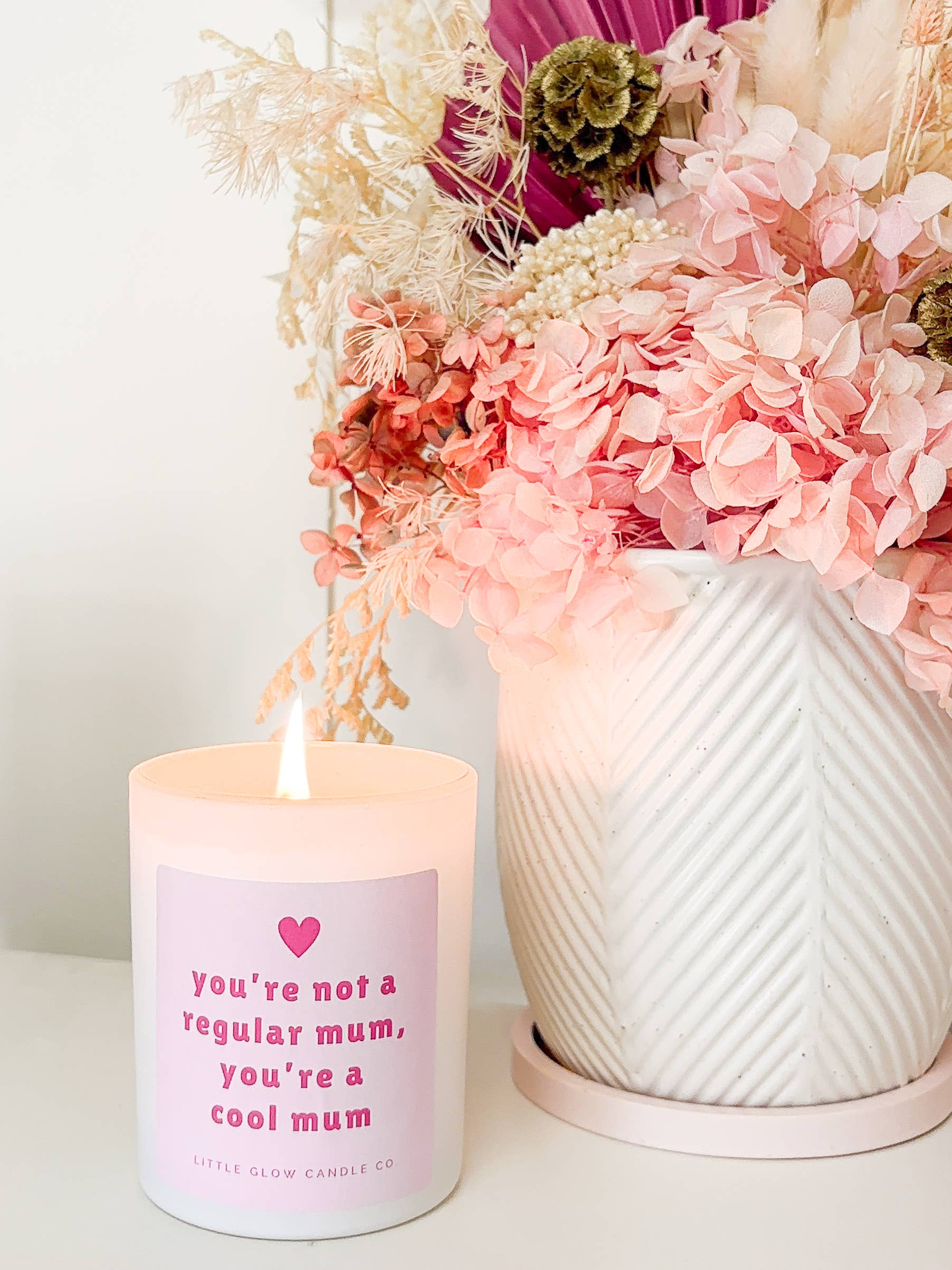 Little Glow Candle Co. - Wholesale Jar/Filled Candle - 'Not a regular Mum' Mother's Day Gift Candle0
