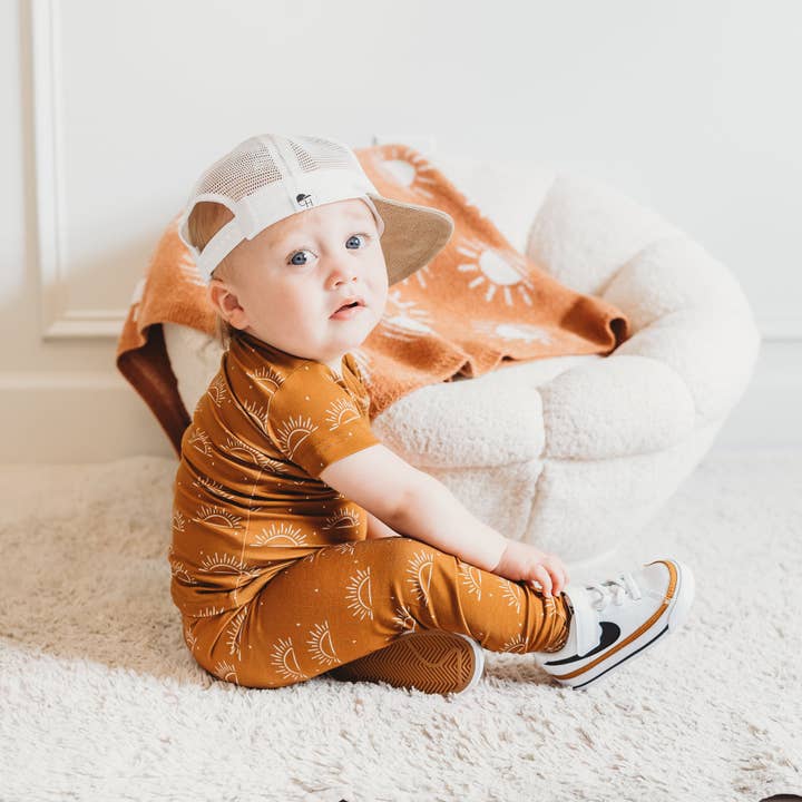 millie + roo LLC - Vente Haut et bas de pyjama – enfant - ENSEMBLES 2 PIÈCES À MANCHES COURTES EN BAMBOU - Sunny Days7