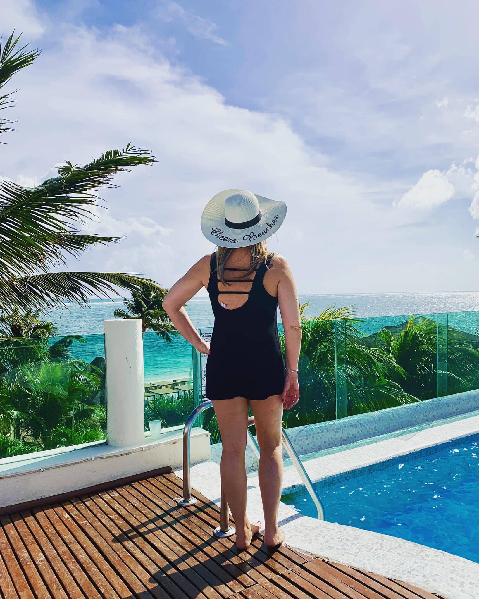 Womens Beach Hat Cheers Beaches Floppy Sun Hat - Ivory for wholesale on Faire12