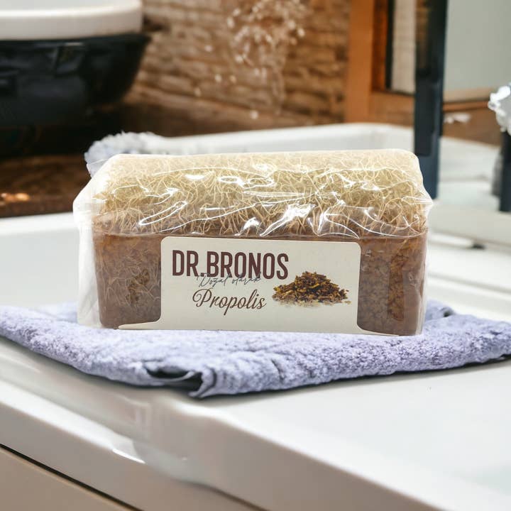 Aladdin - Wholesale Bar Soap - Dr. Bronos | Propolis Soap with Natural Pumpkin Loofah1