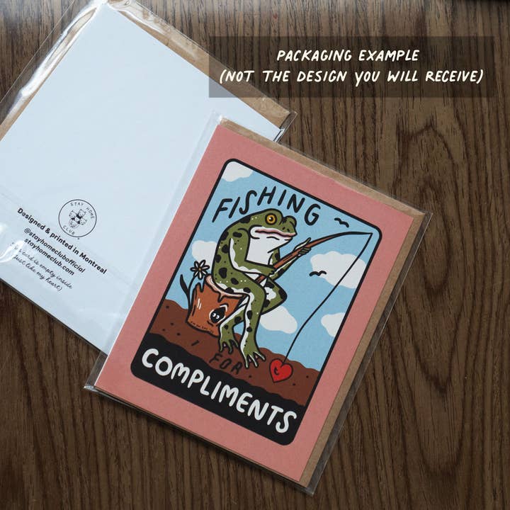 Stay Home Club - Venta al por mayor Tarjetas de felicitación - Tarjeta Touching Base1