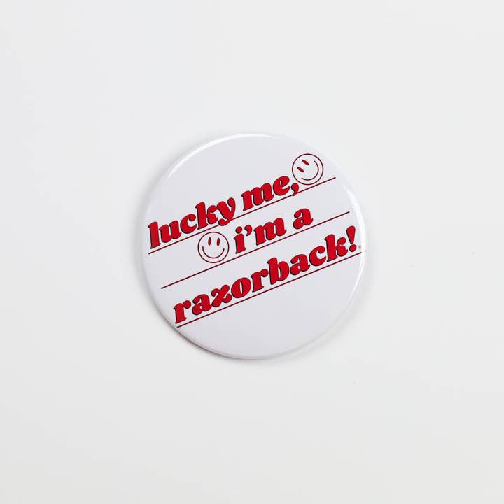 Tailgated Co. - Wholesale Lapel Pin/Button - Arkansas Game Day Tailgate Buttons | Gameday Pins | Pinback
