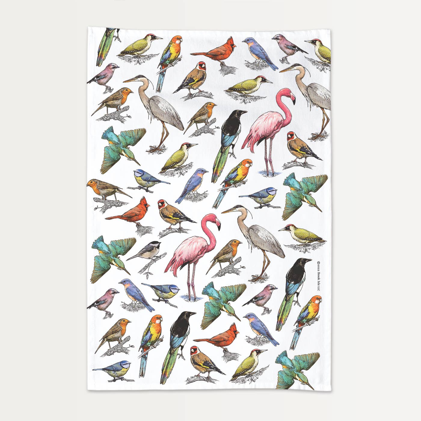 Brook Isle – Engroshandel Viskestykke – Fuglemenageri Melposehåndklæde - UDSALG!1