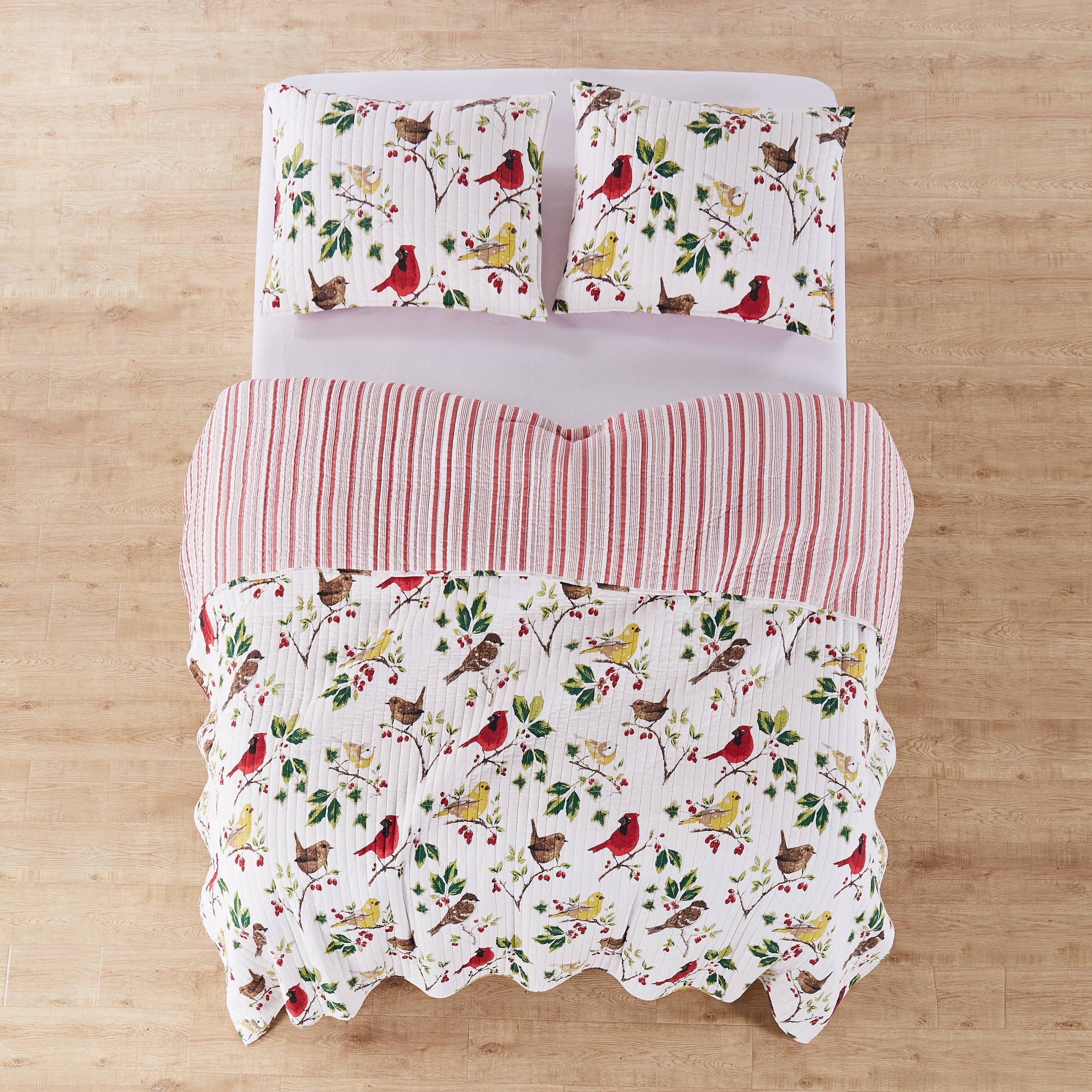 Multi Joy Birds Quilt for wholesale on Faire3