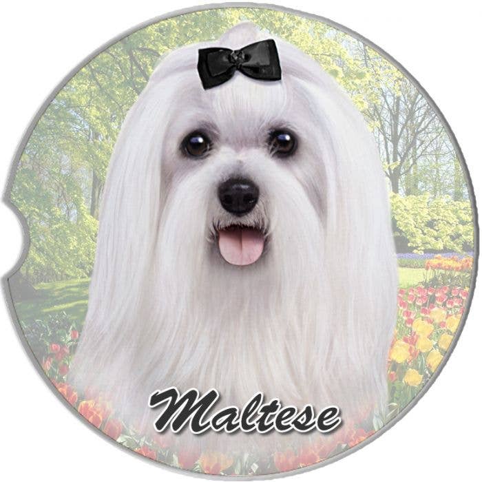 E&S Pets - Wholesale Car Coaster - Unisex - Maltese Car Coaster