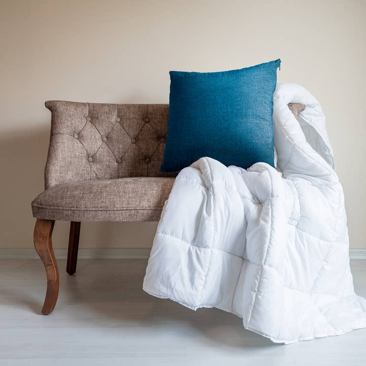 Aqua Weave "Cushion Quilt" Pillow + Comforter 2-in-1 for wholesale by Cushion Quilts